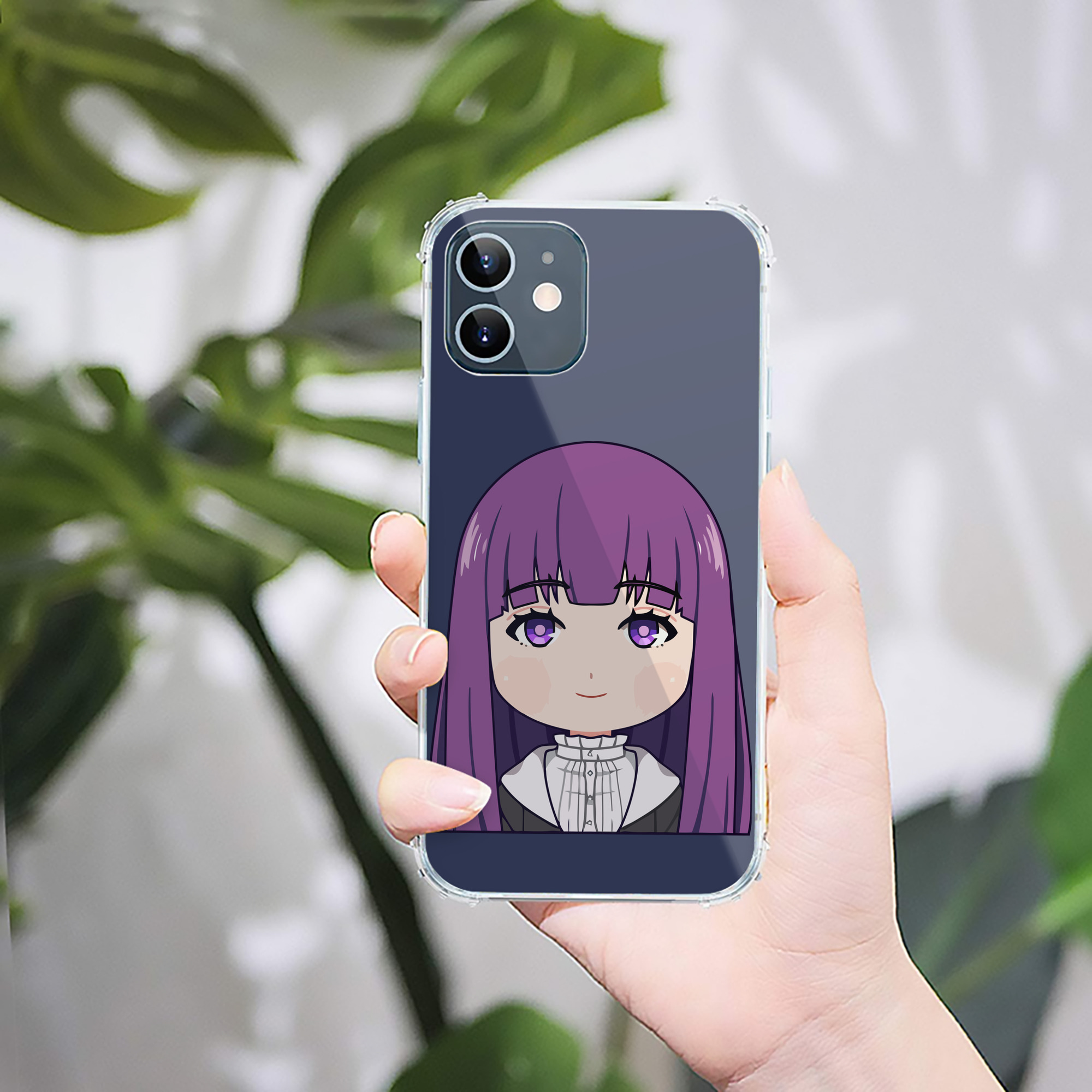 （画像用） 葬送のフリーレン Frieren 【iPhone 12シリーズ対応】透明スマホケース（クリアソフトケース）